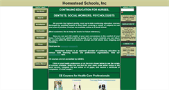 Desktop Screenshot of homesteadschools.com