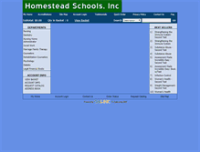 Tablet Screenshot of order.homesteadschools.com